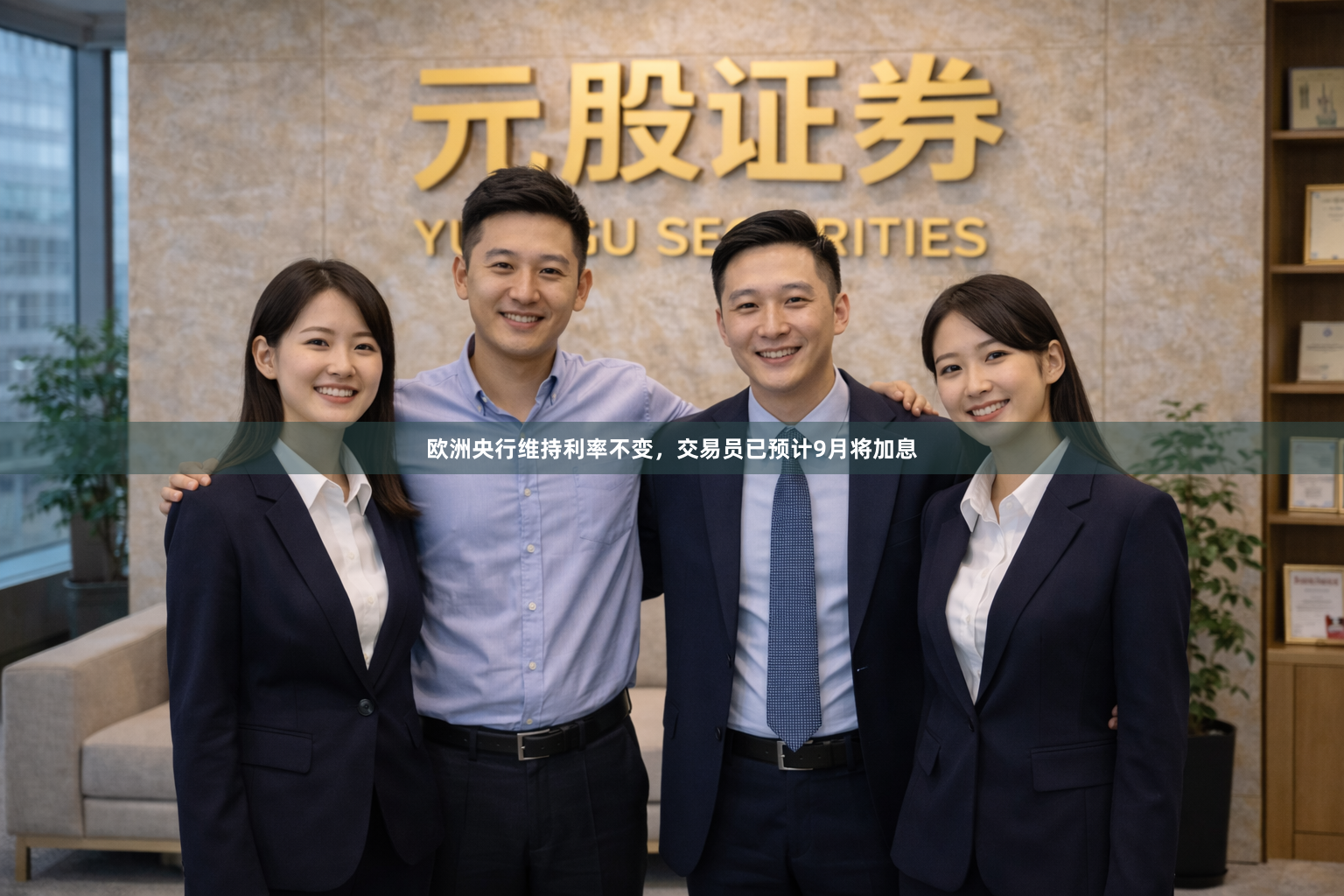 欧洲央行维持利率不变，交易员已预计9月将加息