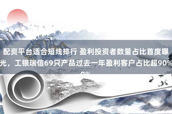 配资平台适合短线排行 盈利投资者数量占比首度曝光，工银瑞信69只产品过去一年盈利客户占比超90%